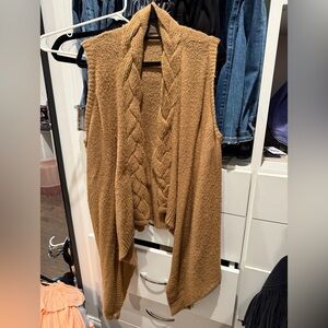 Sunday in Brooklyn Tan Cable Knit Cardigan